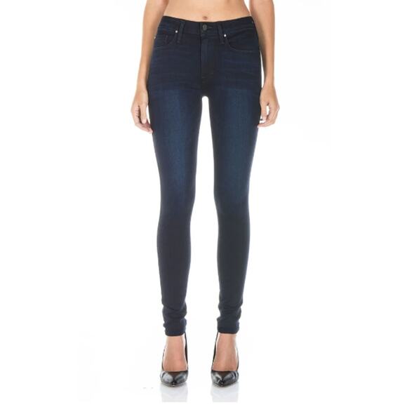 Fidelity Womens ACE Jean Mid Rise Skinny Dark Ginza Rinse Wash sz 25 x 32 - Picture 3 of 15